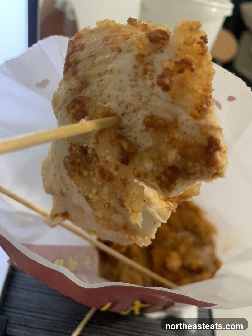 Fried Chicken Skewers
