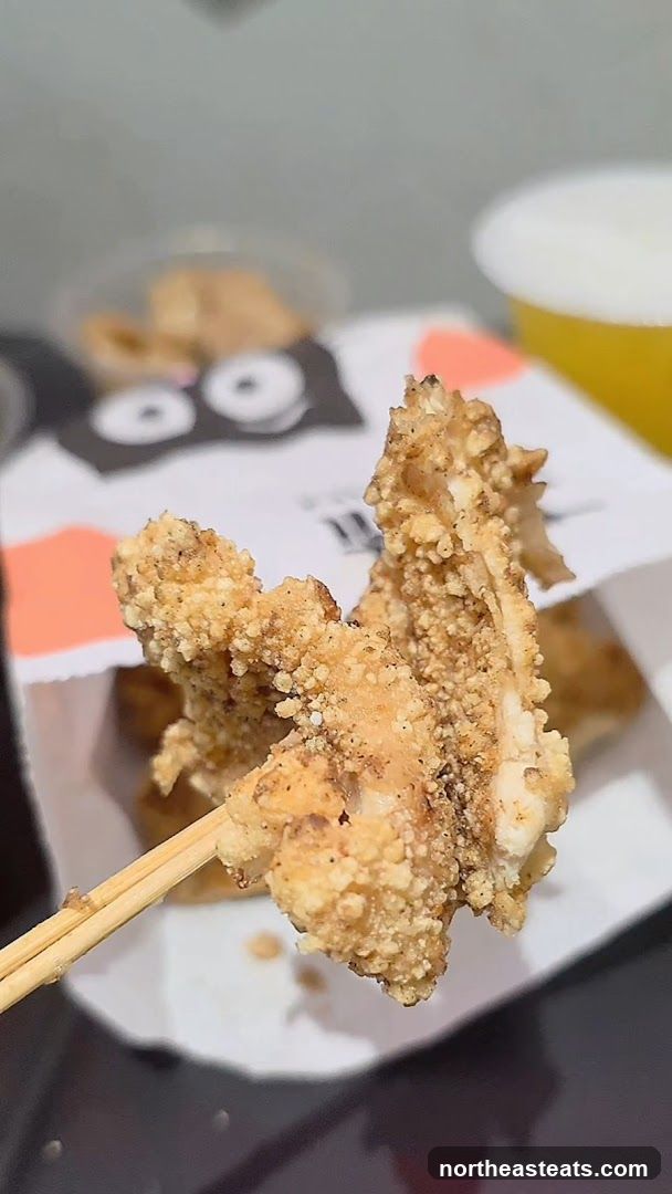 Fried Food on Skewer