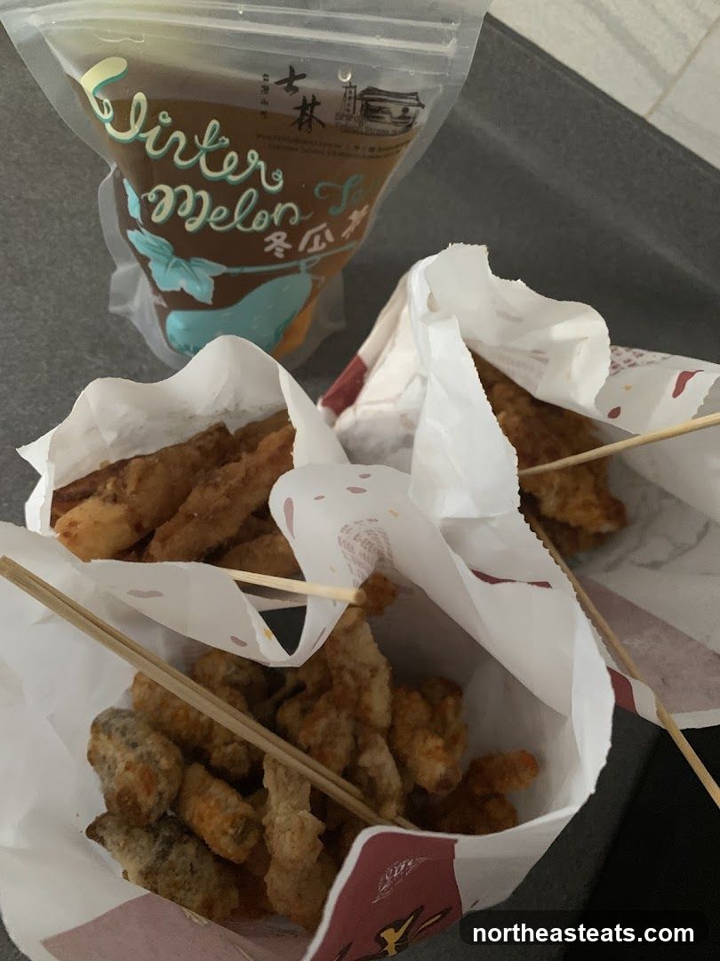 Fried Snacks and Winter Melon Tea