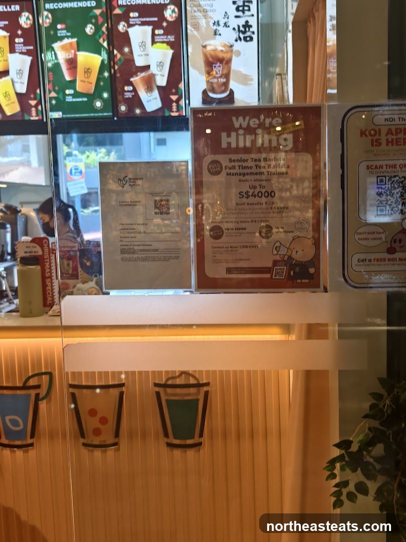 Hiring Poster and Menu Displays