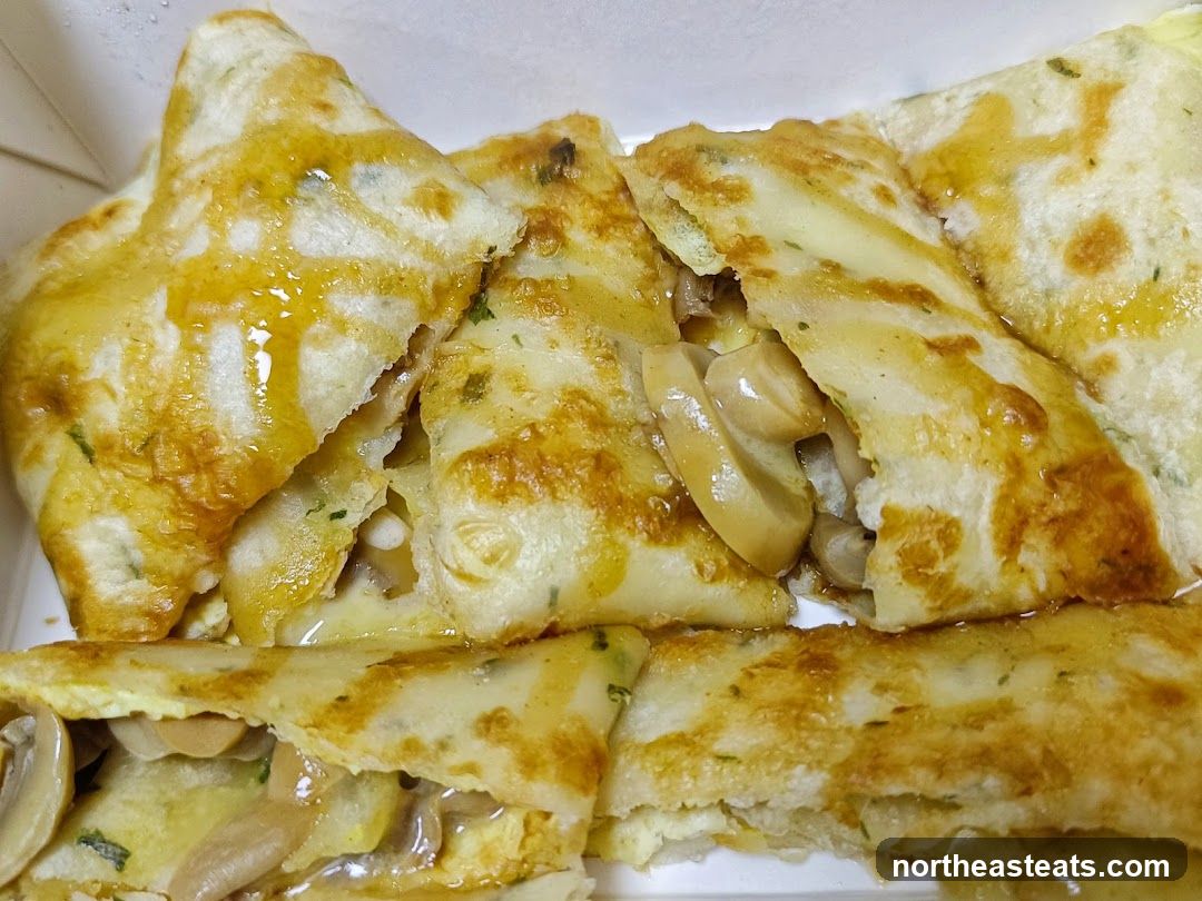 Mushroom Crepes