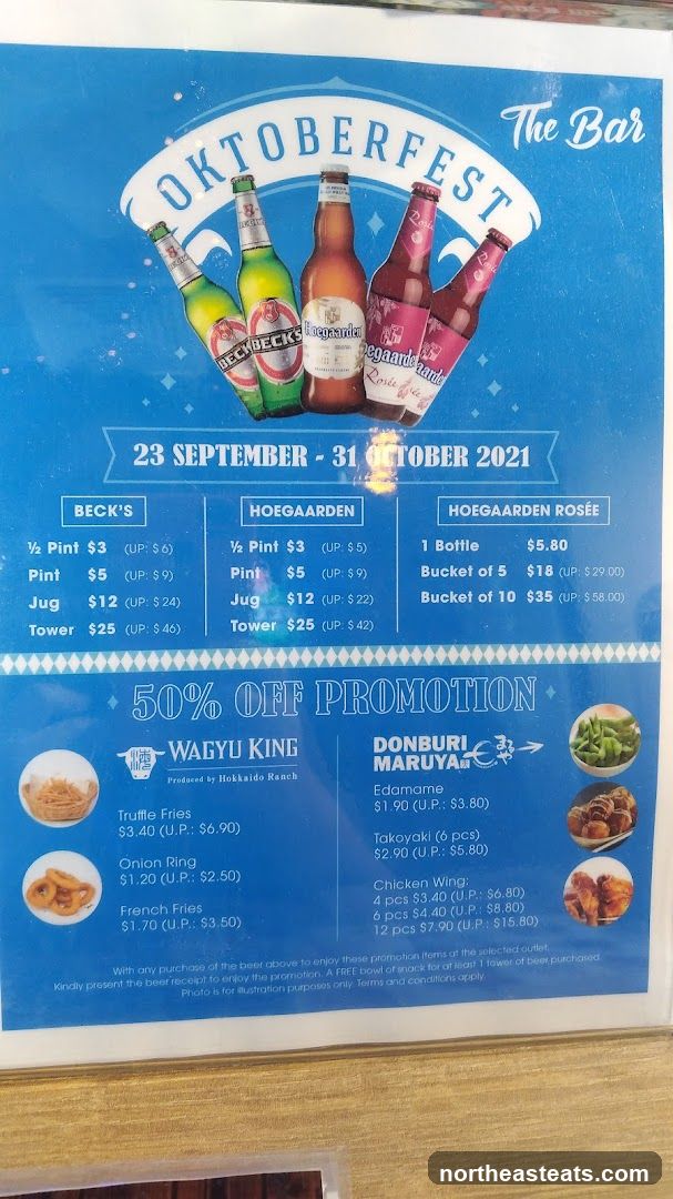 Oktoberfest Menu