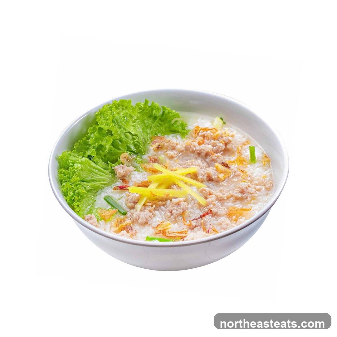 Congee with Minced Pork