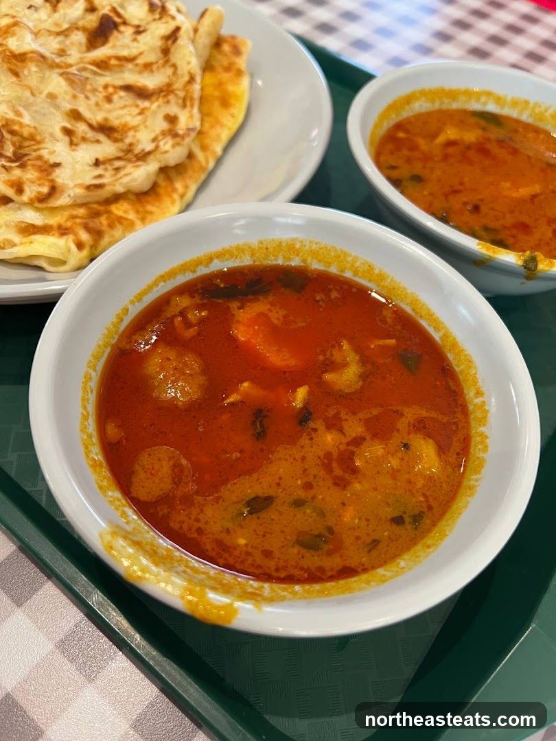 Roti Canai with Curry