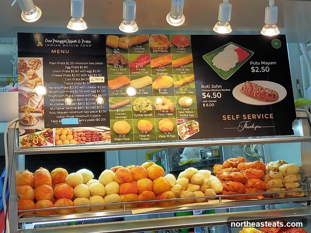 One Punggol Rojak & Prata Menu