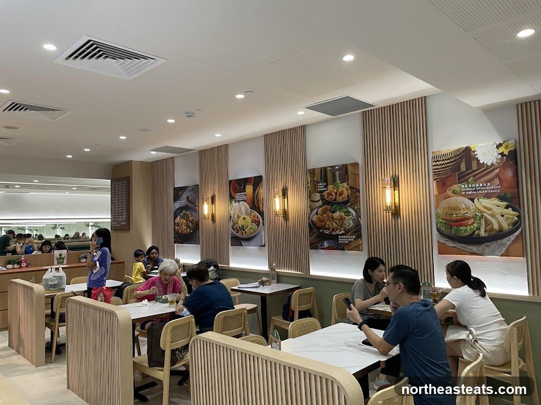 Restaurant Interior with Diners