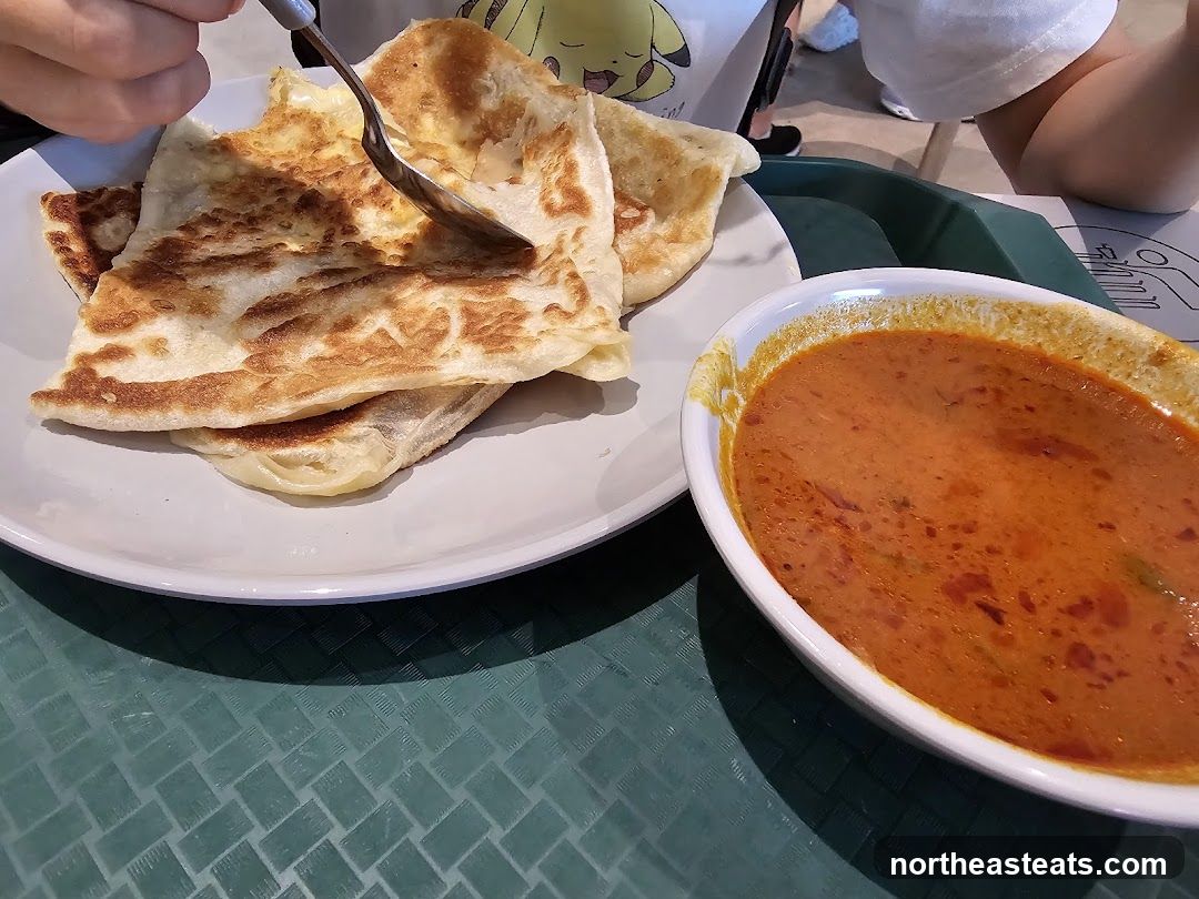 Roti Canai with Curry