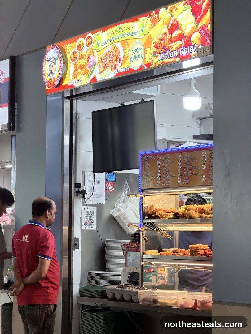Indian Rojak Food Stall