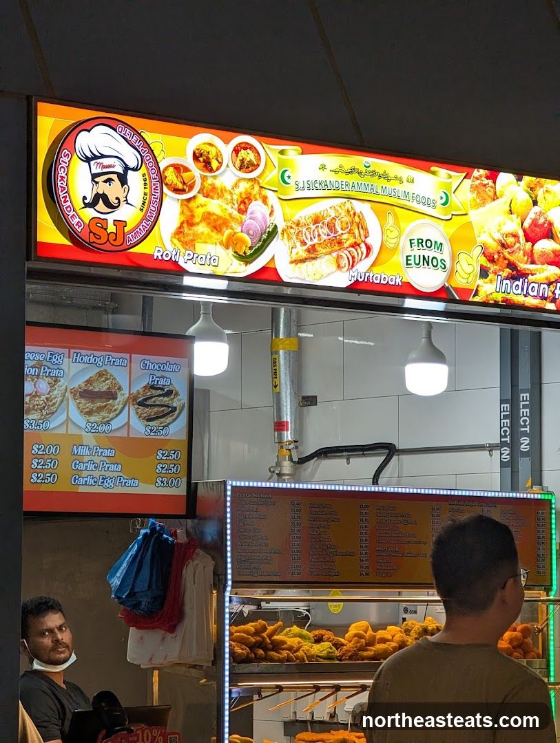 Food Stall Menu and Display