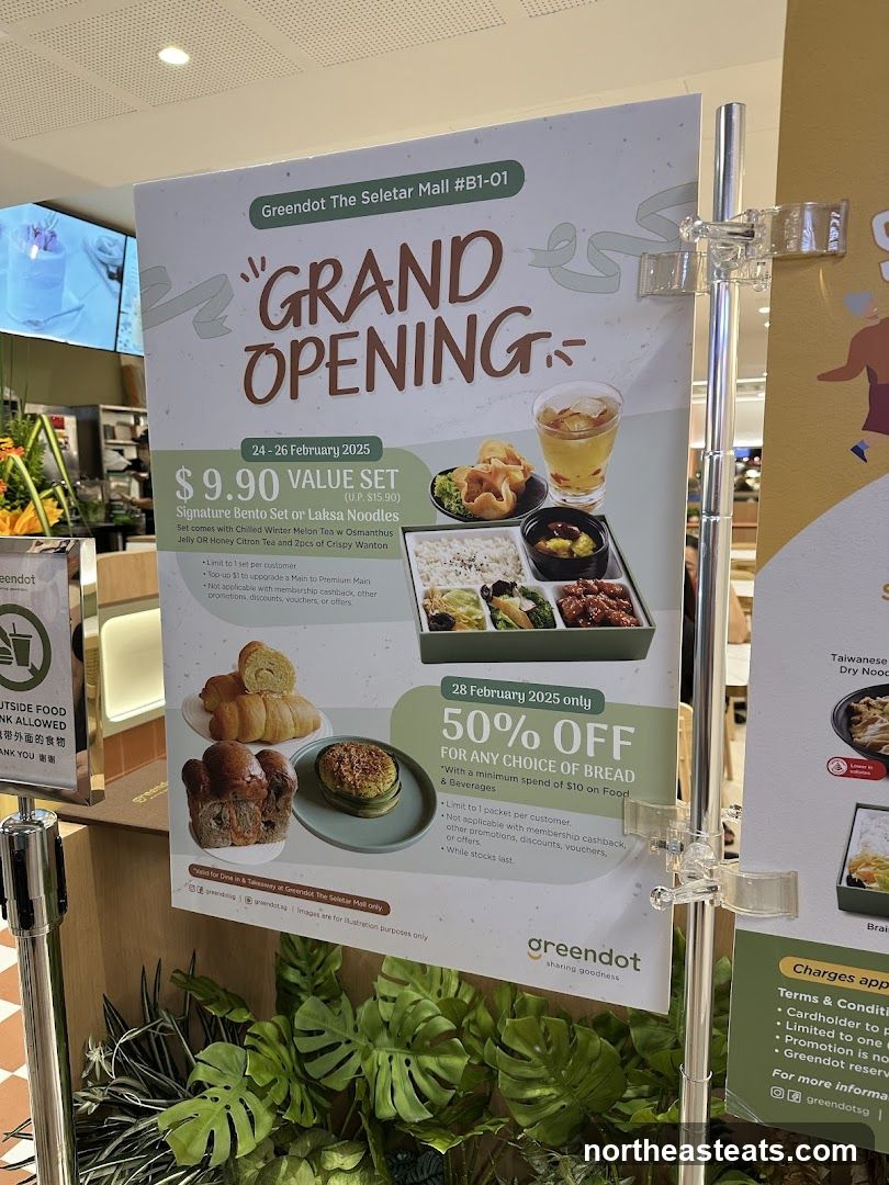 Greendot Grand Opening Promotion