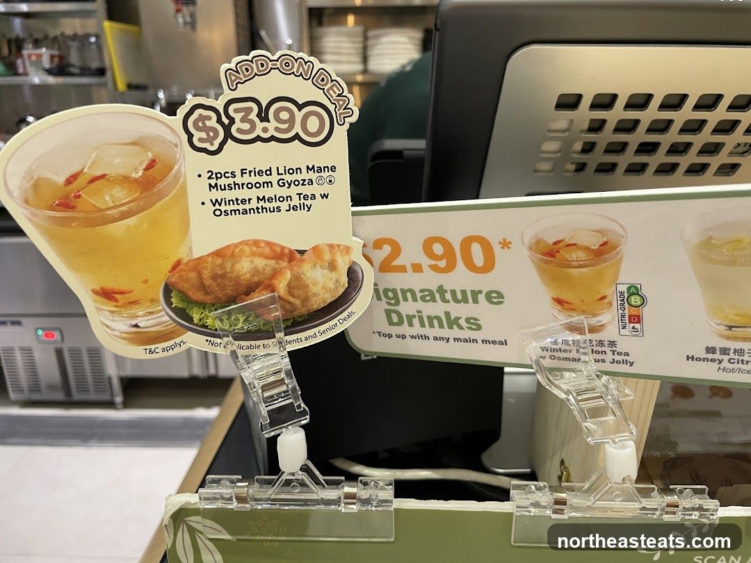 Add-on Deal and Signature Drinks