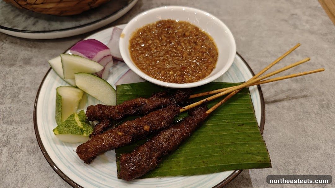 Beef Satay with Peanut Sauce