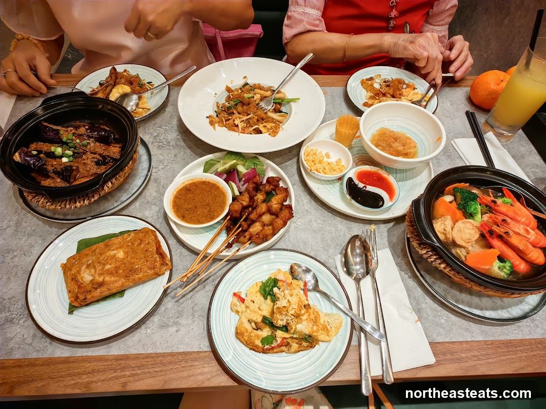Table with various dishes