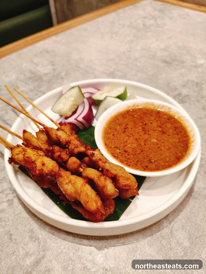 Chicken Satay with Peanut Sauce