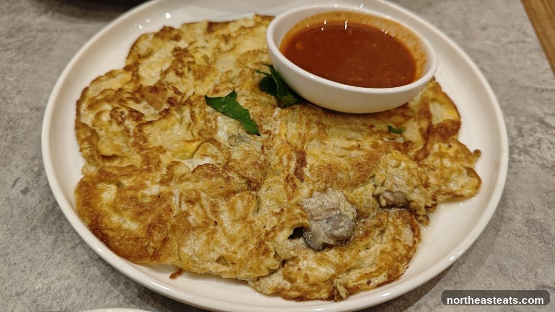 Oyster Omelette with Sauce