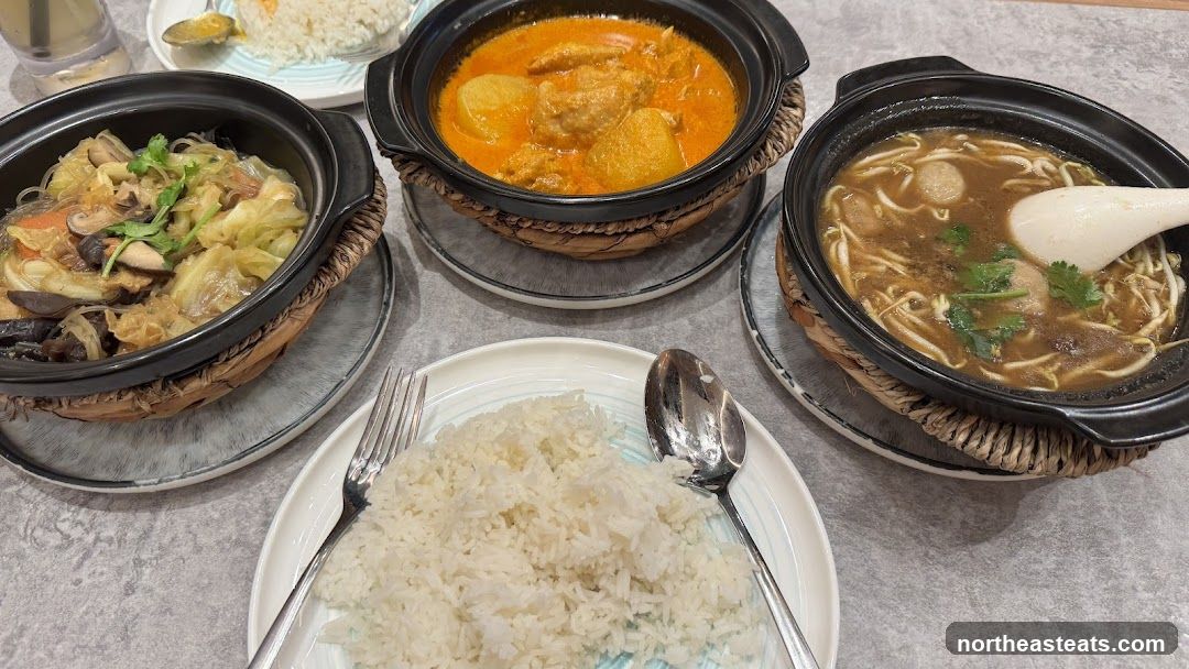 Three Claypot Dishes with Rice
