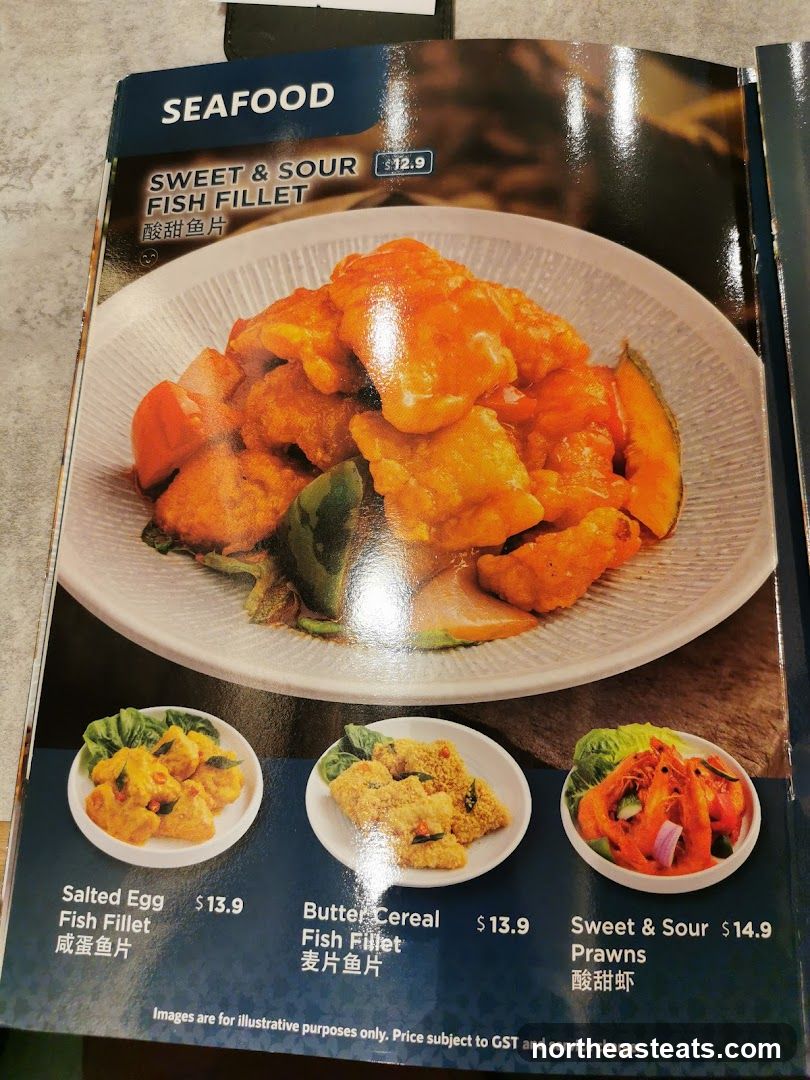 Seafood Menu