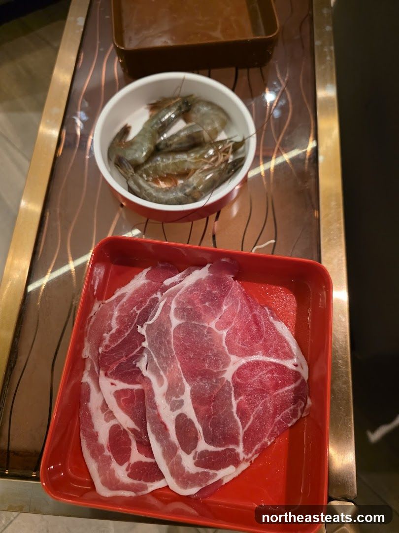 Sliced Pork and Shrimp