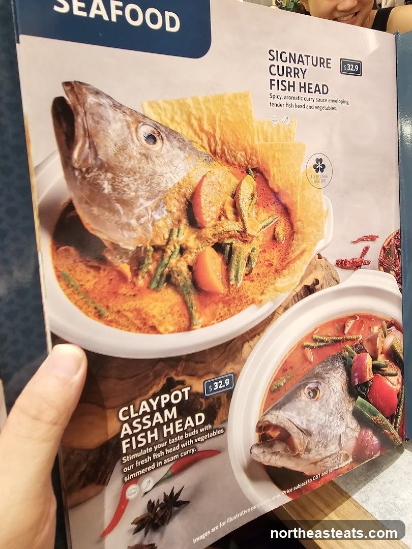 Seafood Menu