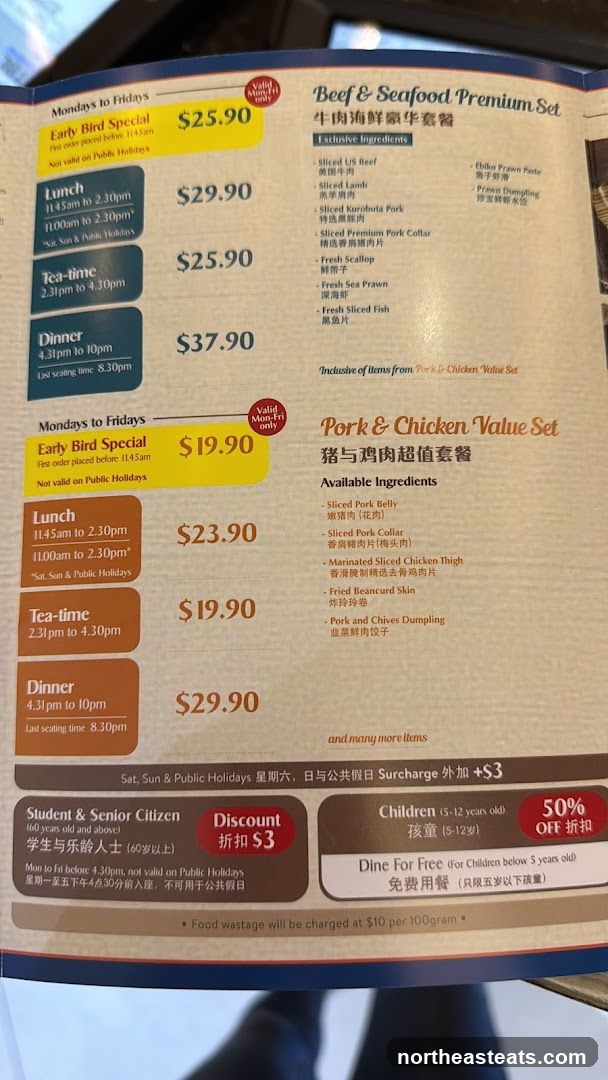 Beef & Seafood Premium Set / Pork & Chicken Value Set