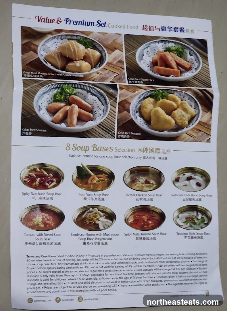 Value & Premium Set Cooked Food
