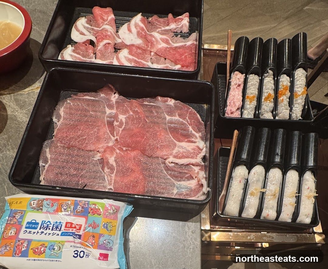 Assorted Meats and Seafood