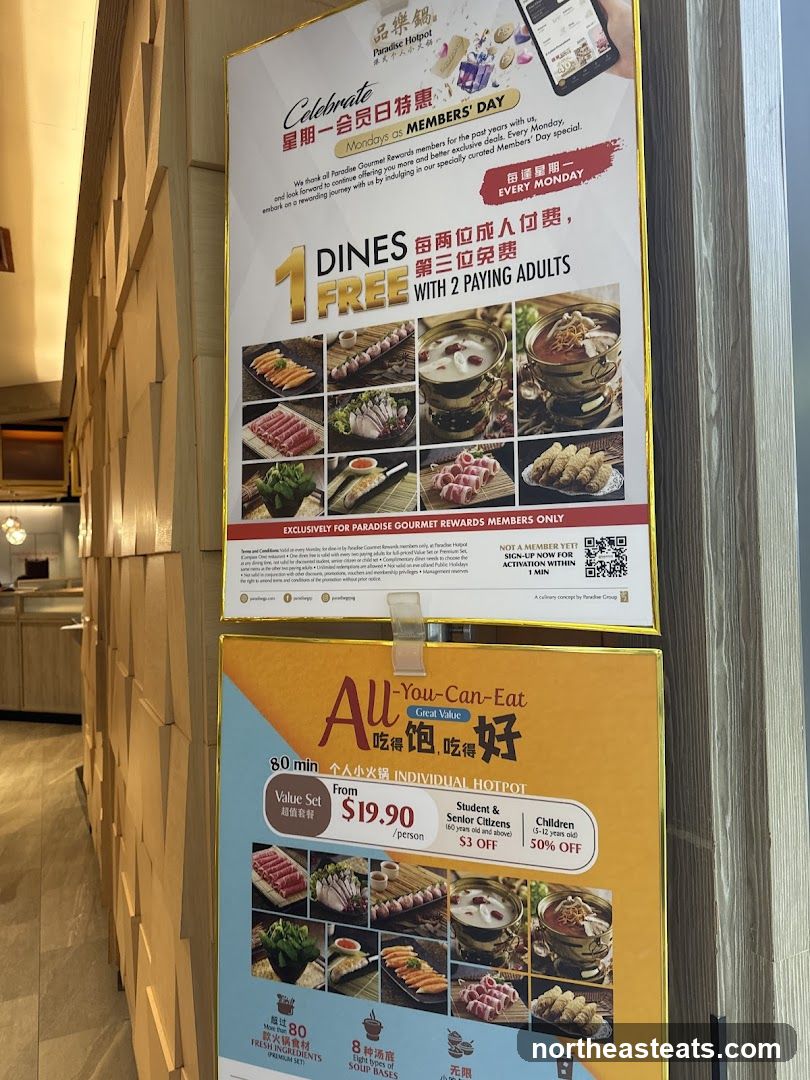 Paradise Hotpot Promotions