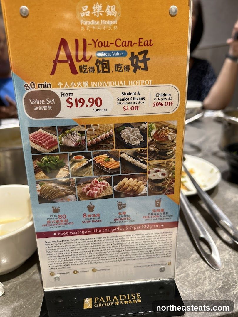 Paradise Hotpot All-You-Can-Eat Individual Hotpot