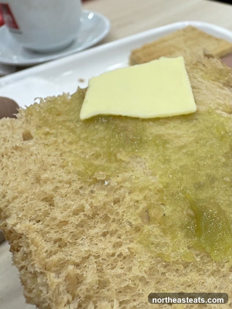 Toast with Butter and Jam
