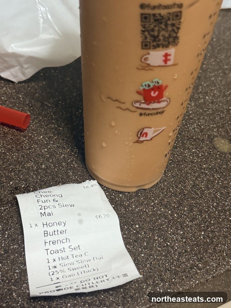 Receipt and Drink Cup