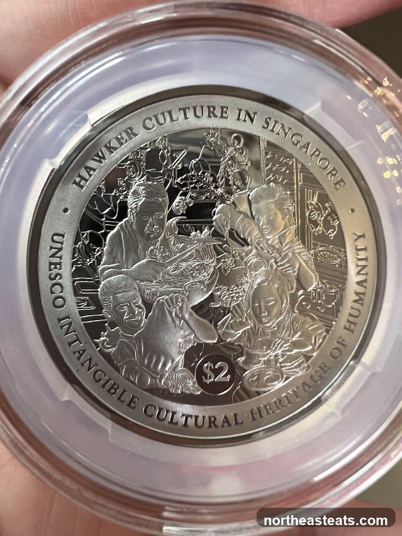 Singapore Hawker Culture Coin