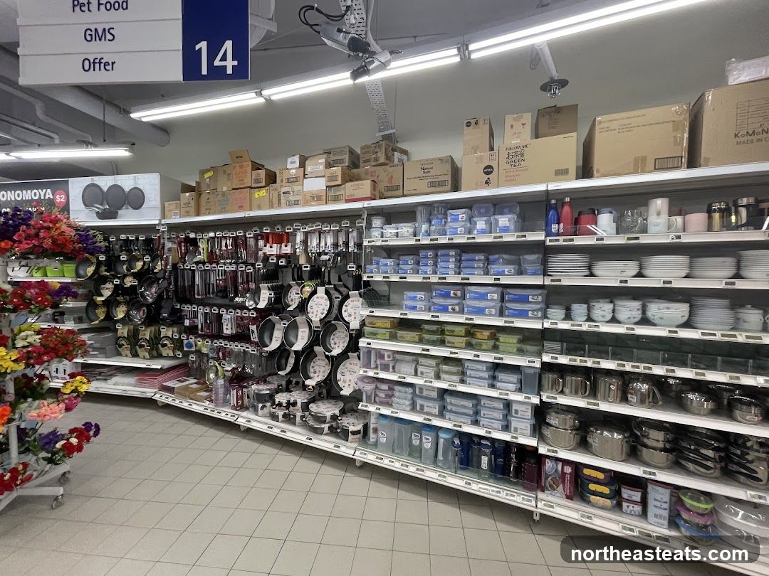 Kitchenware and Home Goods Aisle