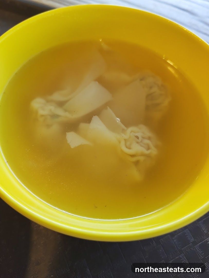 Soup with Dumplings and Radish
