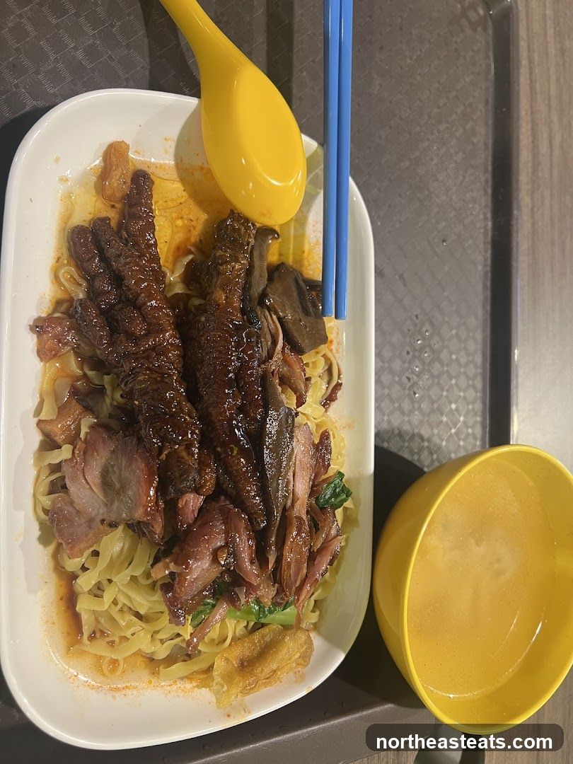 Noodles with Duck and Chicken Feet