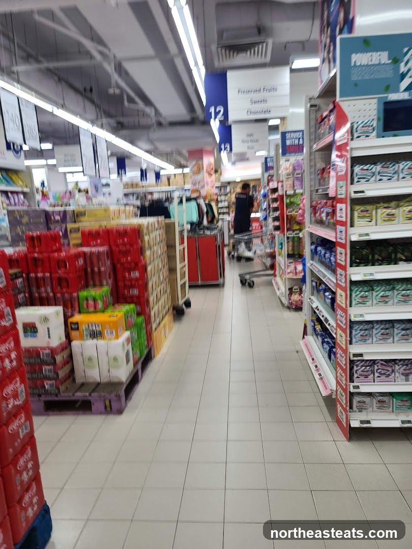 Supermarket aisle