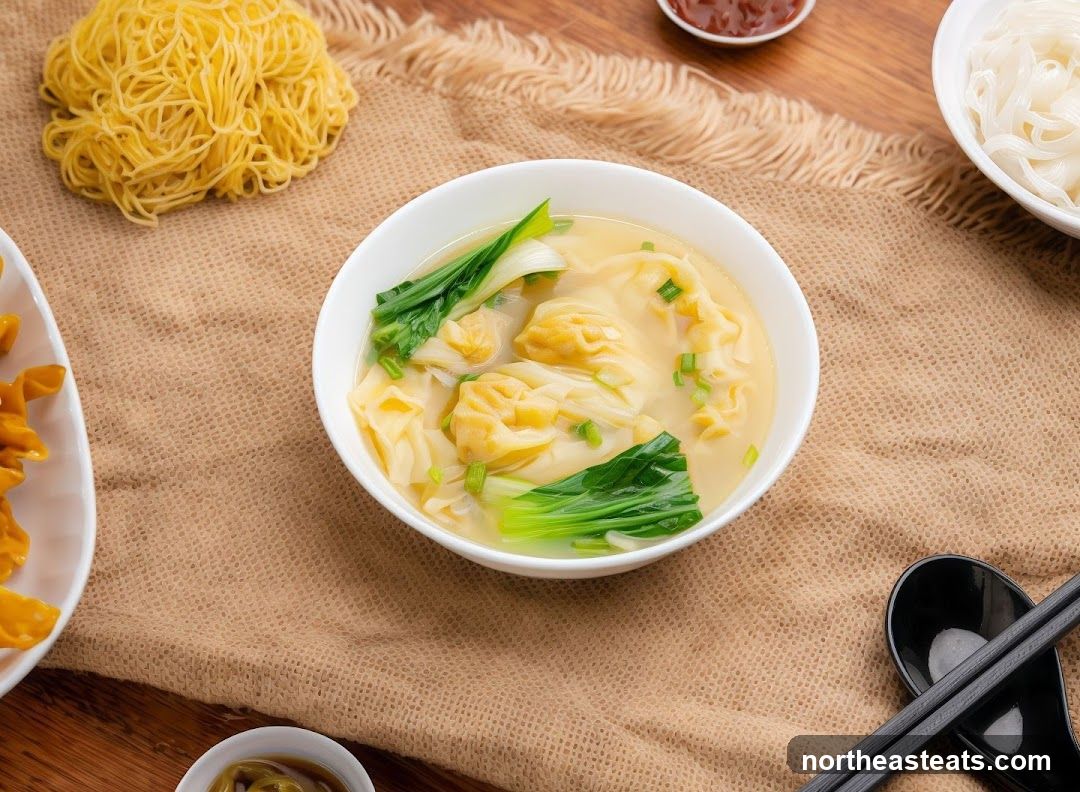 Wonton Soup with Noodles