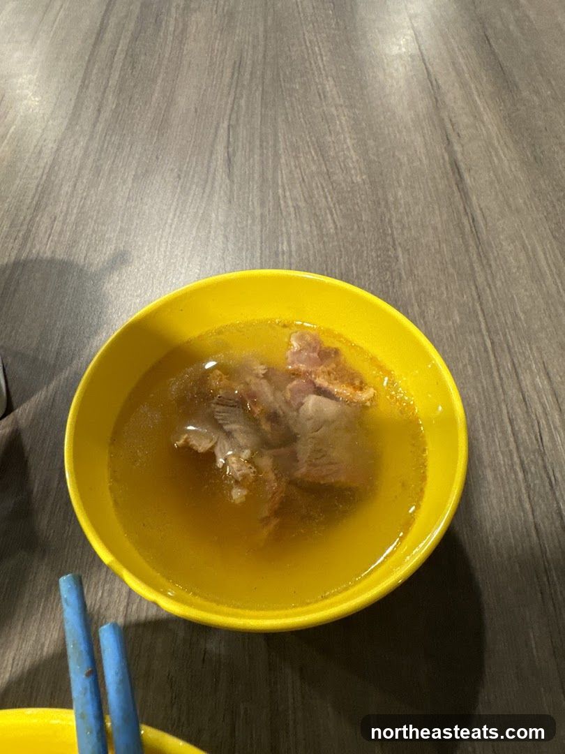 Bowl of Soup with Meat