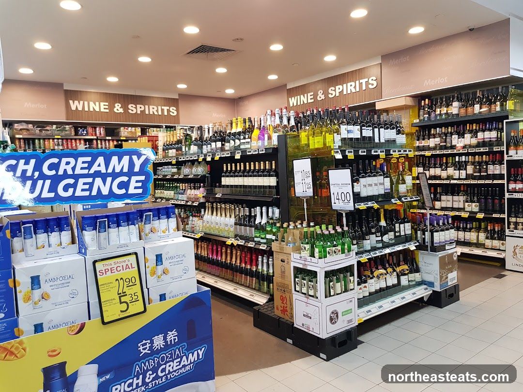 Wine and Spirits Aisle