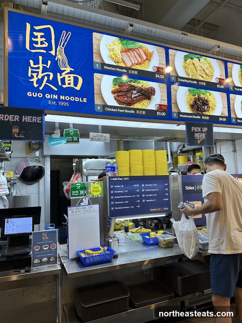 Noodle Stall Menu