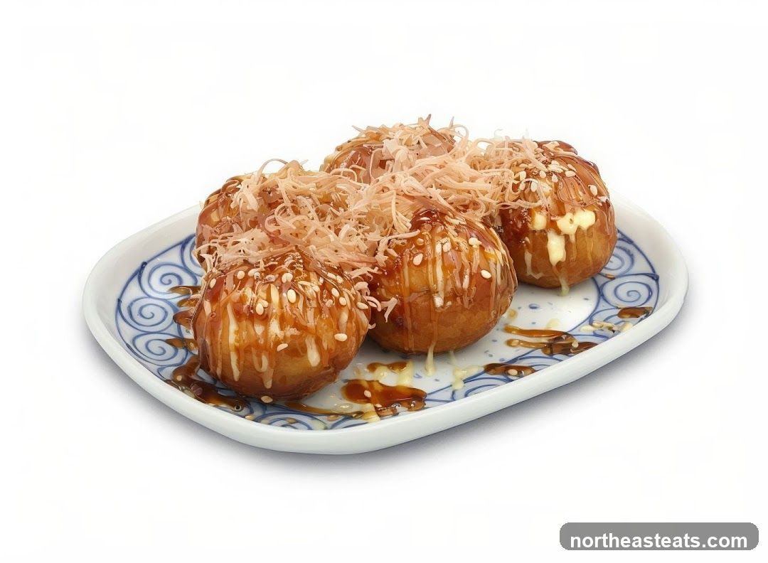 Takoyaki on a Plate