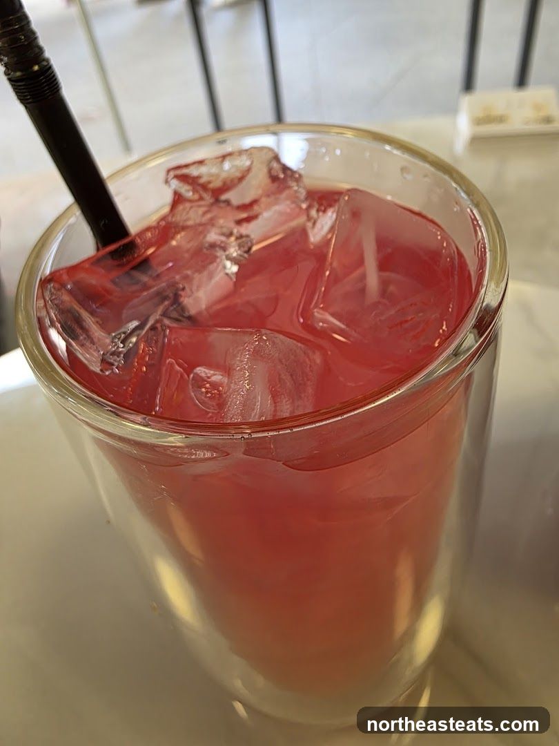 Pink Drink with Ice
