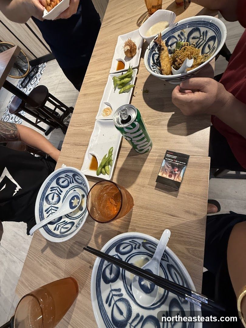 Table with Food and Drinks
