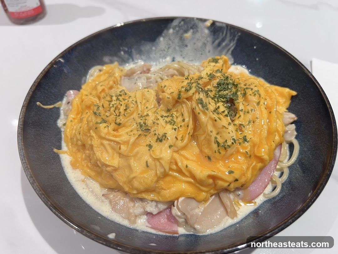 Omurice with Cream Sauce