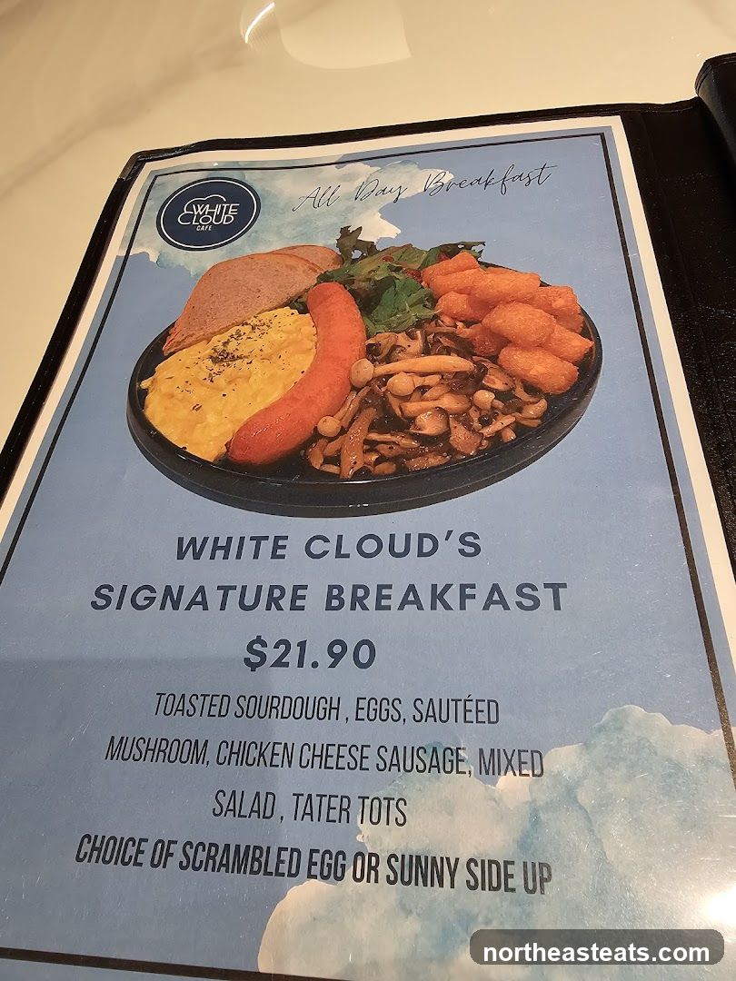 White Cloud's Signature Breakfast