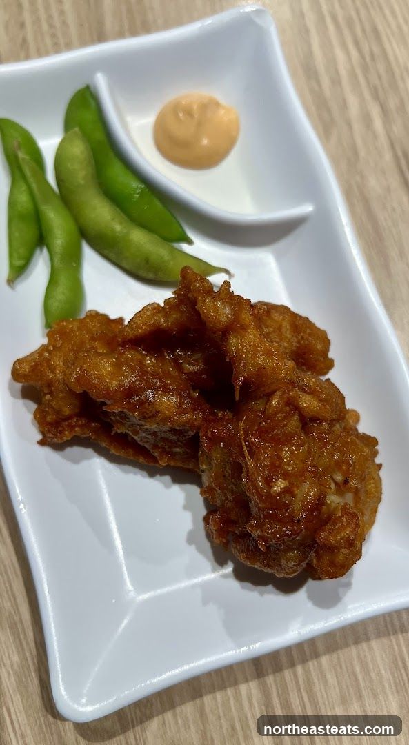 Fried Chicken and Edamame