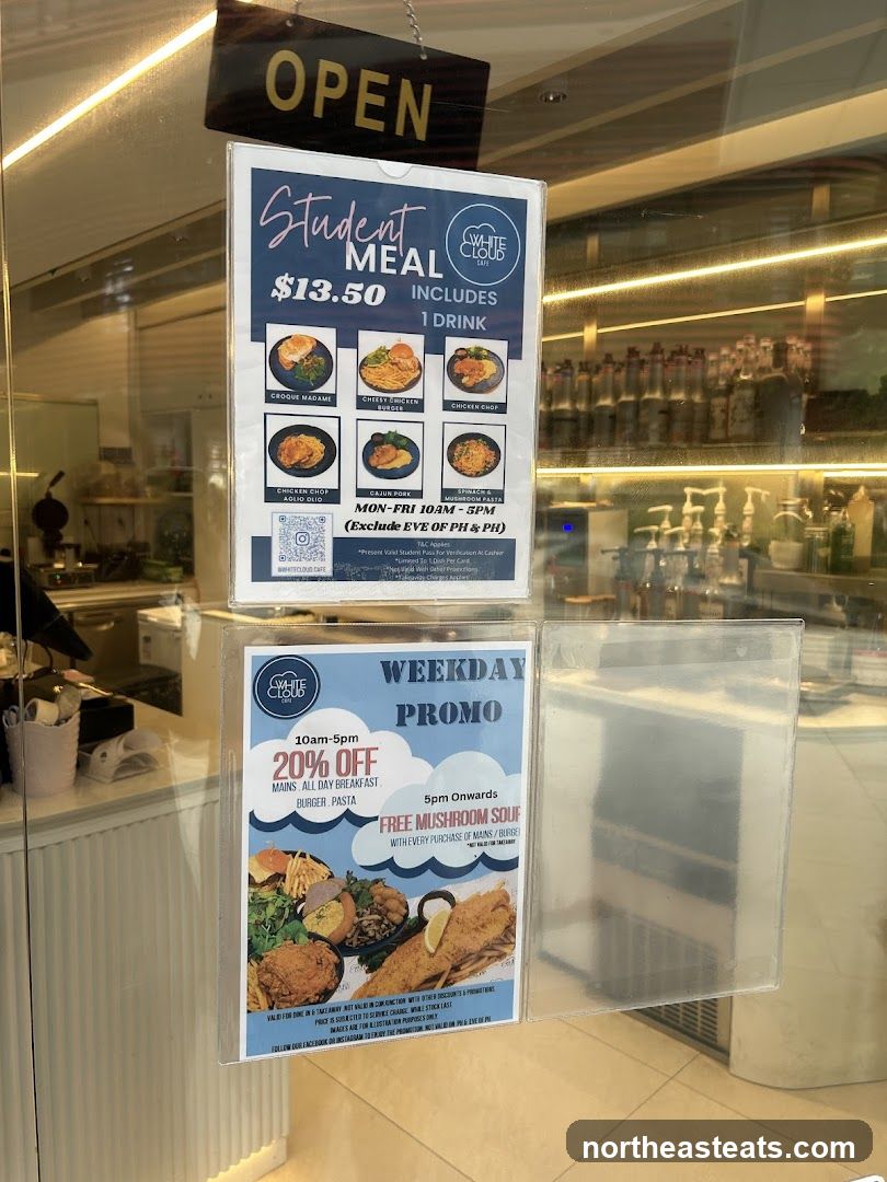 Student Meal and Weekday Promo Flyers