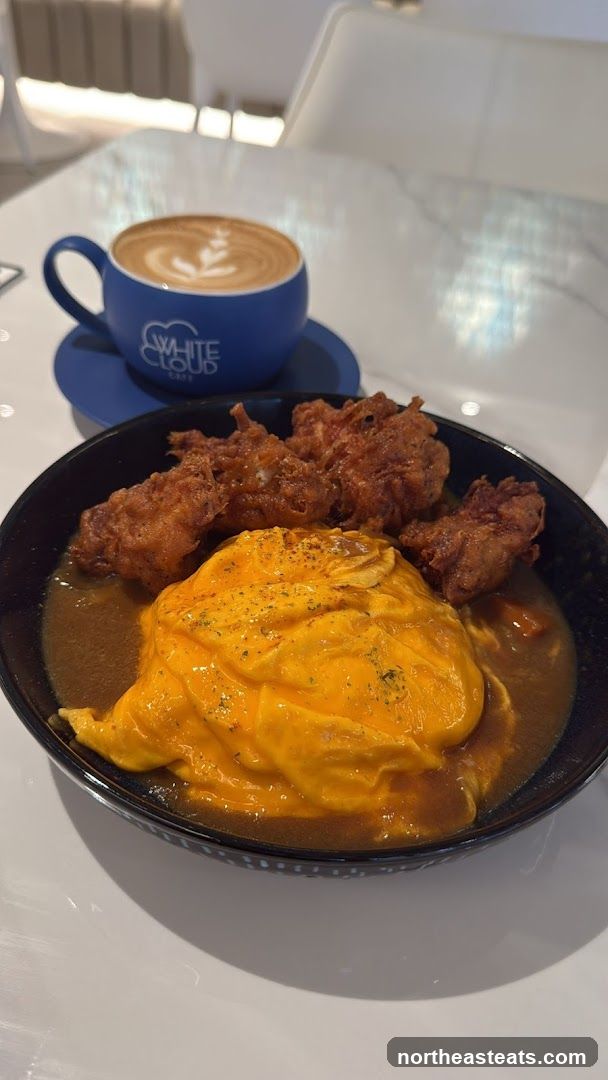 Omurice and Coffee