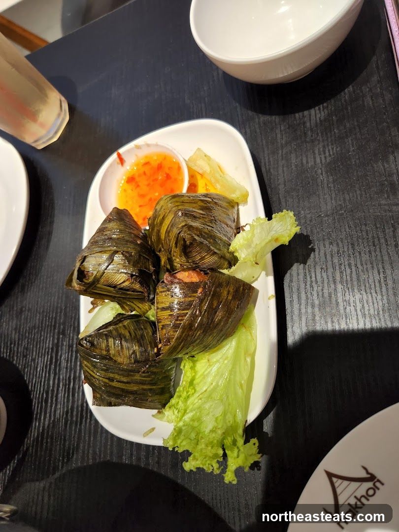 Chicken Wrapped in Pandan Leaves