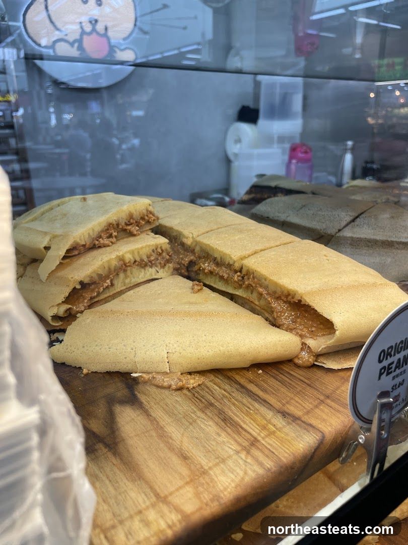 Peanut Pancake Slices