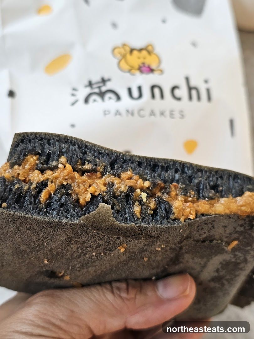 Pancake with Peanut Filling